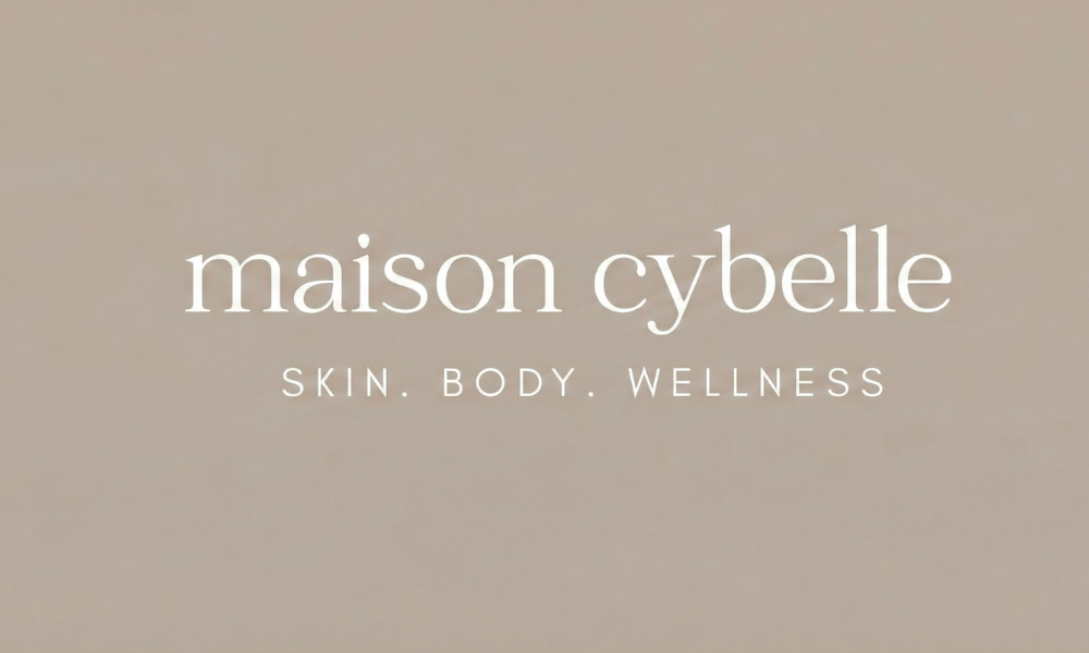 Maison Cybelle logo on a beige background