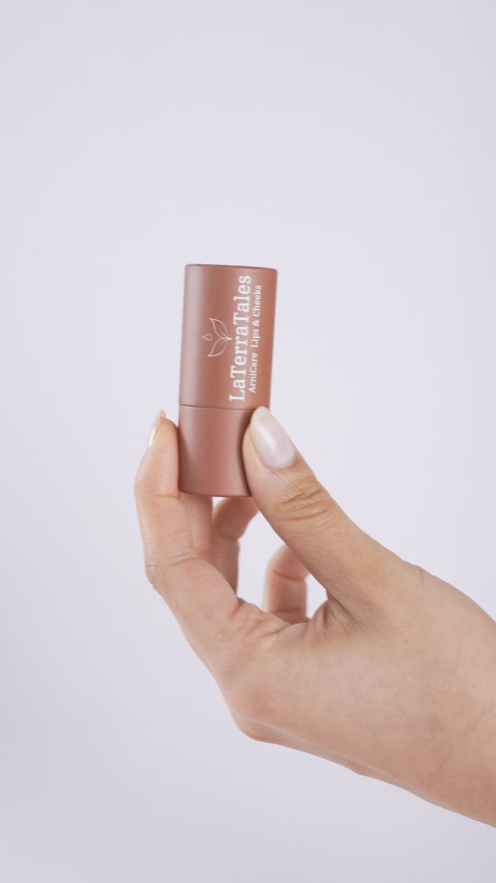 ArniCare lips and cheeks tinted balm natural beet root color organic Lebanon
