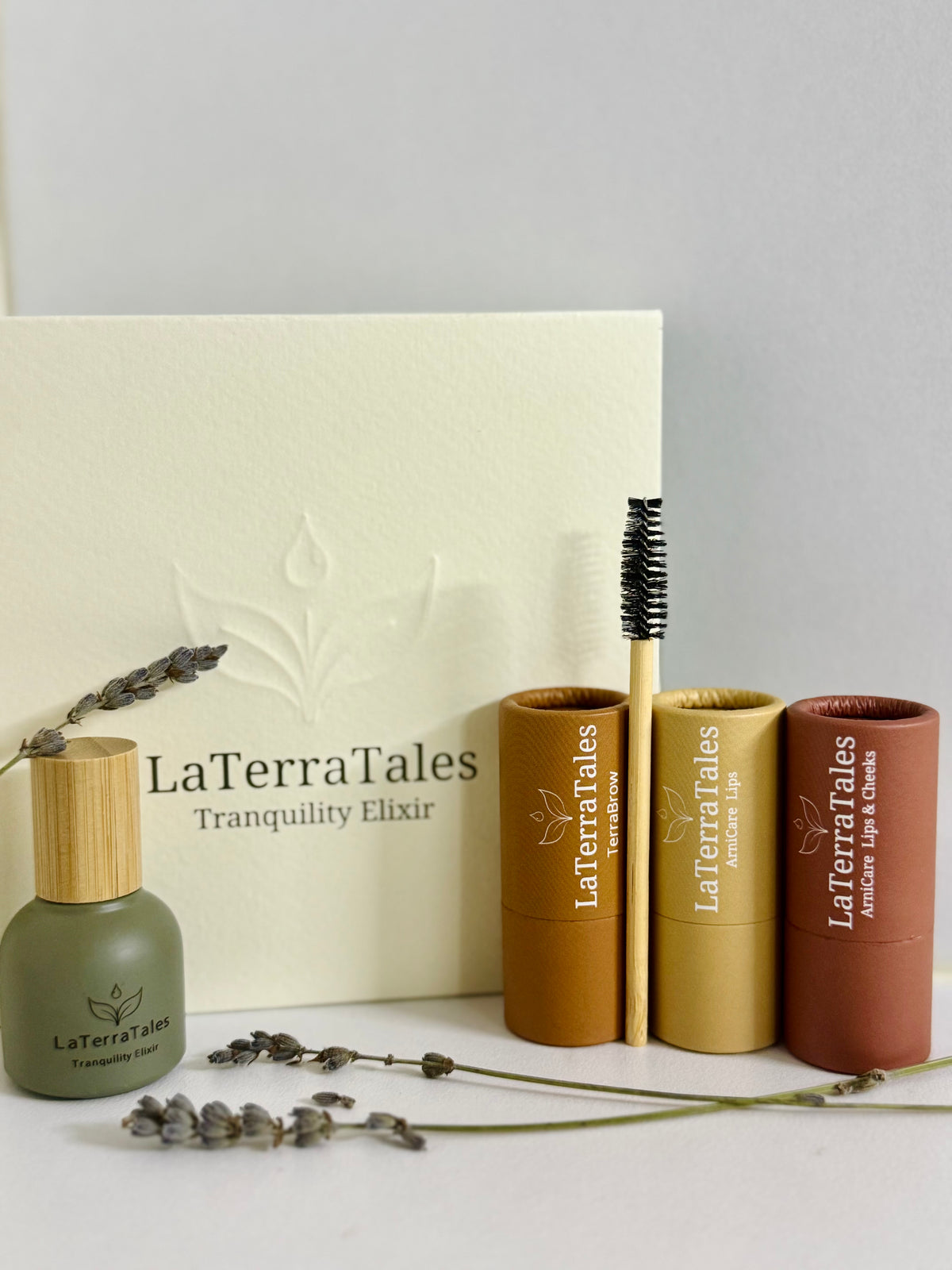 La Terra Trio self-care gift bundle organic beauty products sustainable Lebanon